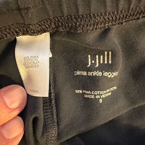J.Jill Navy Blue Pima Ankle Leggings